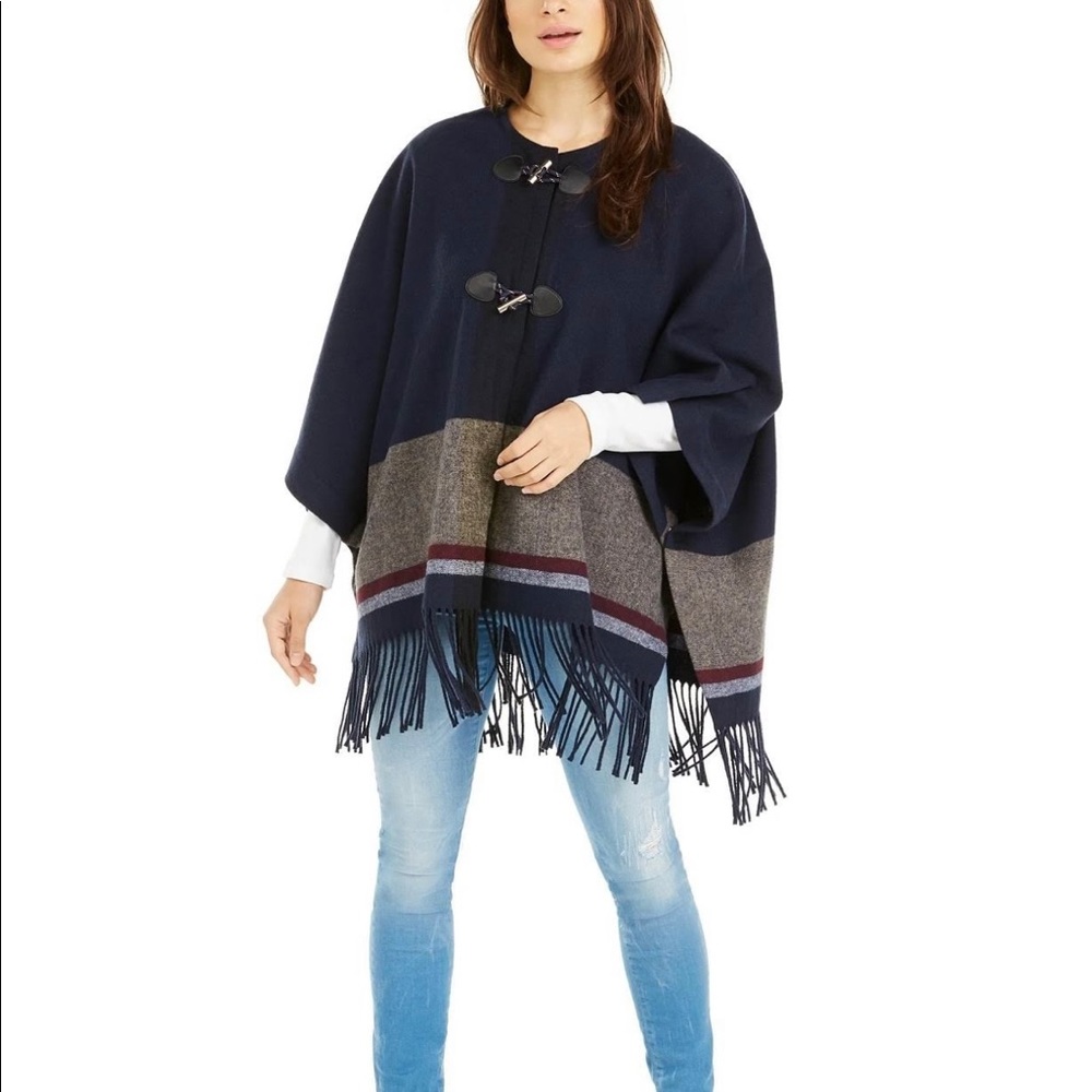 Tommy Hilfiger Womens Navy Mock Sweater Size M